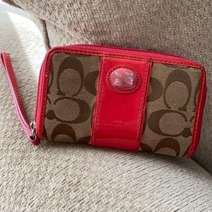 Coach small wristlet